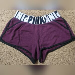 PINK Victoria's Secret Large Spellout Activewear Shorts